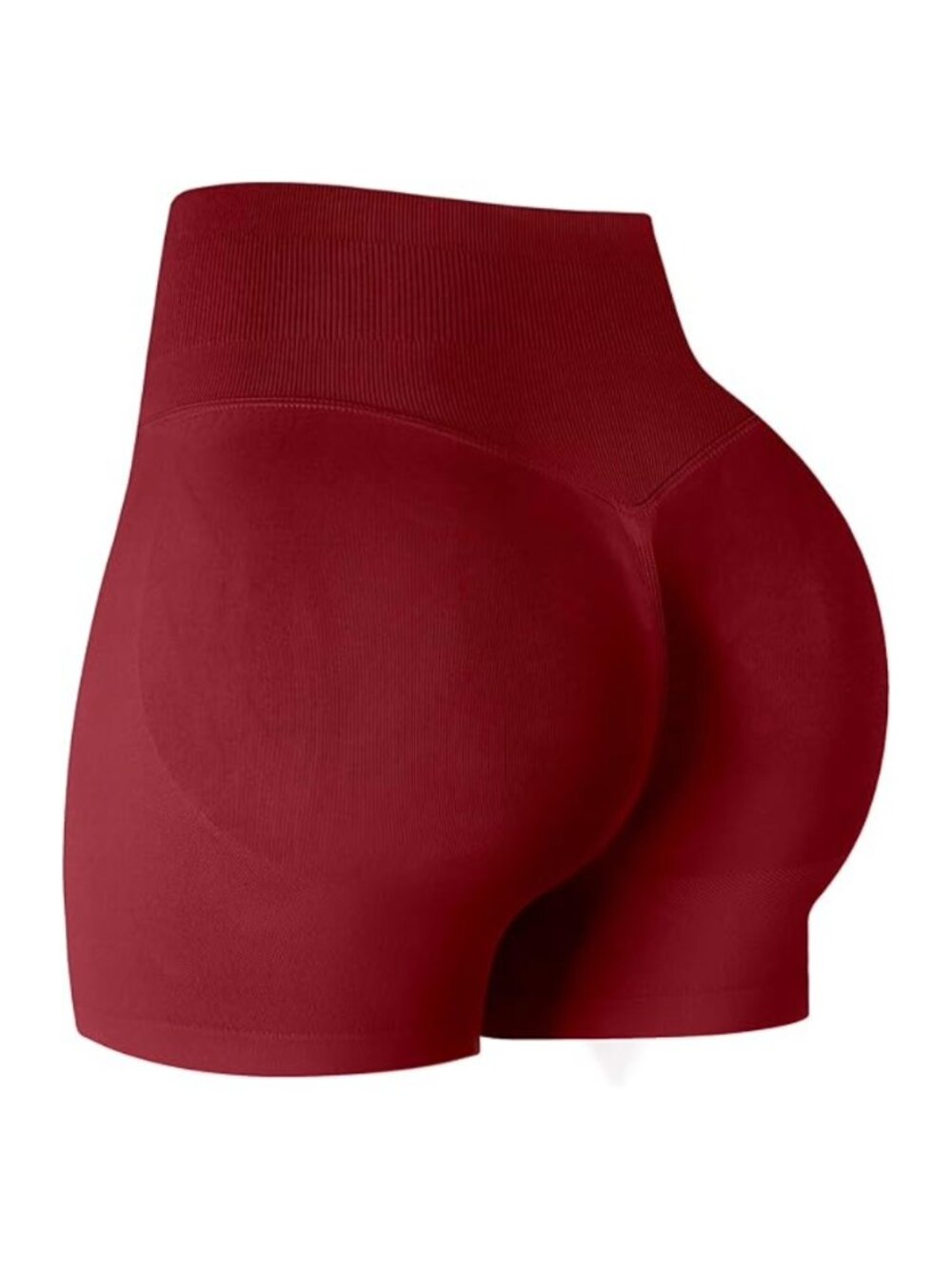 Women's High Waisted Seamless Butt Lifting Shorts, Size Medium